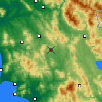 Nearby Forecast Locations - Sienne - Carte