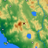 Nearby Forecast Locations - Radicofani - Carte