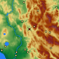 Nearby Forecast Locations - Rieti - Carte