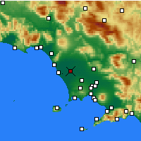 Nearby Forecast Locations - Grazzanise - Carte