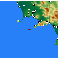 Nearby Forecast Locations - Capri - Carte