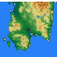 Nearby Forecast Locations - Decimomannu - Carte