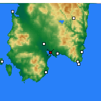 Nearby Forecast Locations - Cagliari - Carte
