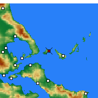 Nearby Forecast Locations - Skiathos - Carte