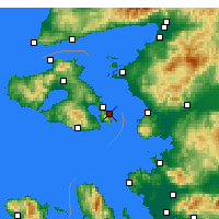 Nearby Forecast Locations - Lesbos - Carte