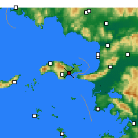 Nearby Forecast Locations - Samos - Carte