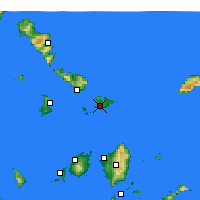 Nearby Forecast Locations - Mykonos - Carte