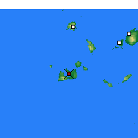 Nearby Forecast Locations - Adamantas - Carte