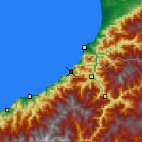 Nearby Forecast Locations - Hopa - Carte