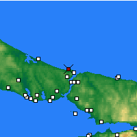 Nearby Forecast Locations - Kilyos - Carte