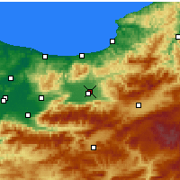 Nearby Forecast Locations - Düzce - Carte