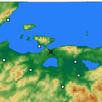 Nearby Forecast Locations - Bandırma - Carte