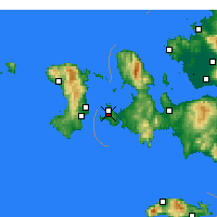 Nearby Forecast Locations - Tchesmé - Carte