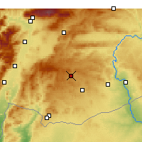 Nearby Forecast Locations - Gaziantep - Carte
