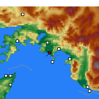 Nearby Forecast Locations - Dalaman - Carte