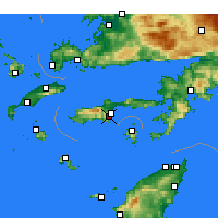 Nearby Forecast Locations - Datça - Carte