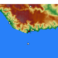 Nearby Forecast Locations - Anamur - Carte