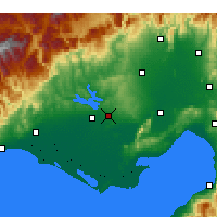 Nearby Forecast Locations - İncirlik Cumhuriyet - Carte