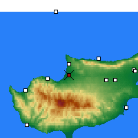 Nearby Forecast Locations - Morphou - Carte