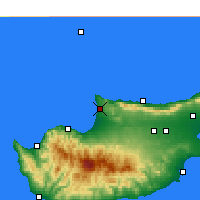 Nearby Forecast Locations - Akdeniz - Carte