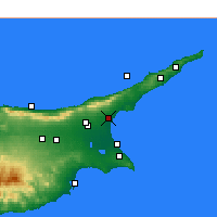 Nearby Forecast Locations - Trikomo - Carte