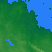 Nearby Forecast Locations - Kolezhma - Carte