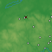 Nearby Forecast Locations - Kline - Carte