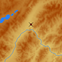 Nearby Forecast Locations - Tchita - Carte