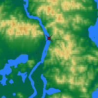 Nearby Forecast Locations - Bogorodskoe - Carte