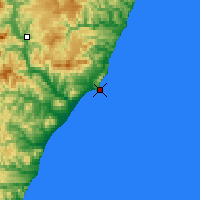 Nearby Forecast Locations - Cap Zolotoj - Carte