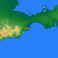 Nearby Forecast Locations - Théodosie - Carte