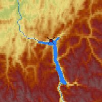 Nearby Forecast Locations - Yajlju - Carte