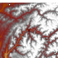 Nearby Forecast Locations - Kalaj Humo Valley - Carte