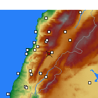 Nearby Forecast Locations - Houche-Al-o. - Carte