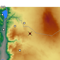 Nearby Forecast Locations - Mafraq - Carte