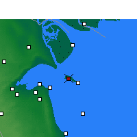 Nearby Forecast Locations - Failakah Island - Carte