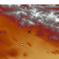 Nearby Forecast Locations - Téhéran - Carte