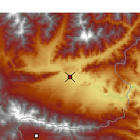 Nearby Forecast Locations - Jalalabad - Carte