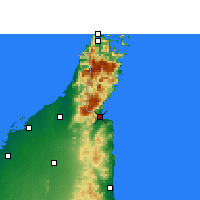 Nearby Forecast Locations - Dibba - Carte