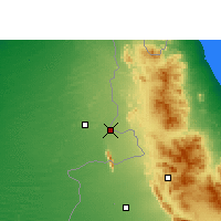 Nearby Forecast Locations - Al Buraymi - Carte