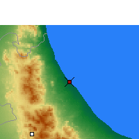 Nearby Forecast Locations - Sohar - Carte