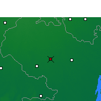 Nearby Forecast Locations - Aérodrome de Saidpur - Carte