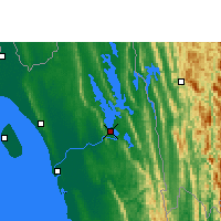 Nearby Forecast Locations - Rangamati - Carte