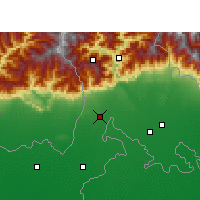 Nearby Forecast Locations - Siliguri - Carte