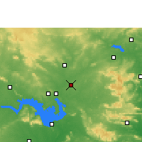 Nearby Forecast Locations - Jharsuguda - Carte