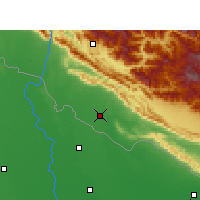 Nearby Forecast Locations - Nepalganj - Carte