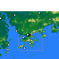 Nearby Forecast Locations - Ta Kwu Ling - Carte