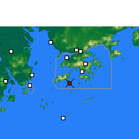 Nearby Forecast Locations - Île de Cheung Chau - Carte