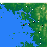Nearby Forecast Locations - Incheon - Carte