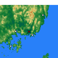 Nearby Forecast Locations - Gimhae - Carte